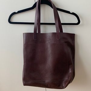Madewell Brand New Transport Bag Burgundy Leather Shoulder Bag Crossbody